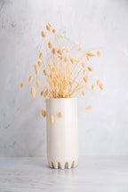 1002 - Ceramic Vessel - Polished Pewter Liner