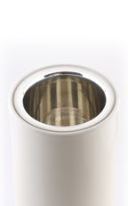 1002 - Ceramic Vessel - Polished Pewter Liner