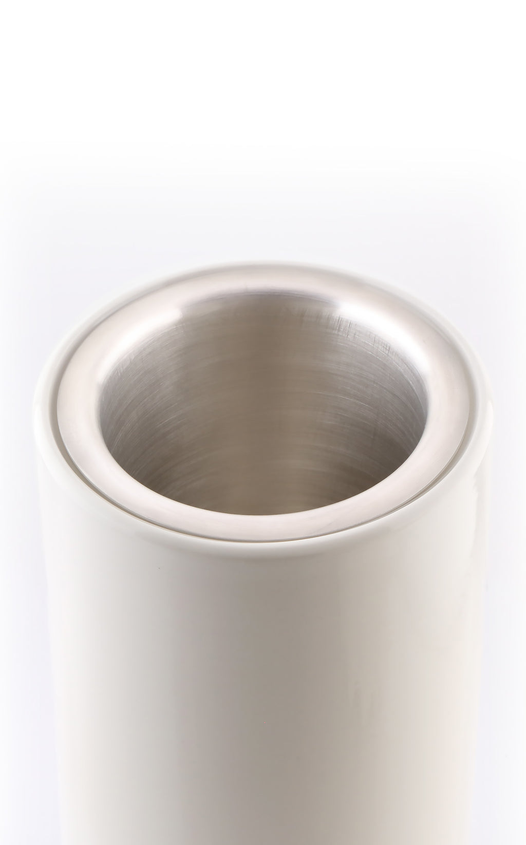 1002 - Ceramic Vessel - Satin Pewter Liner