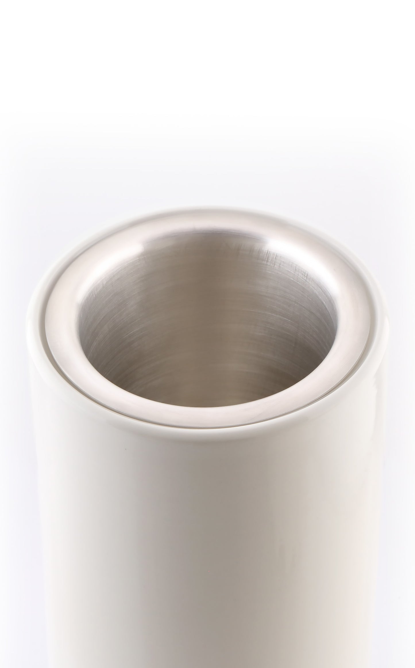 1002 - Ceramic Vessel - Satin Pewter Liner