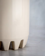 1002 - Ceramic Vessel - Polished Pewter Liner